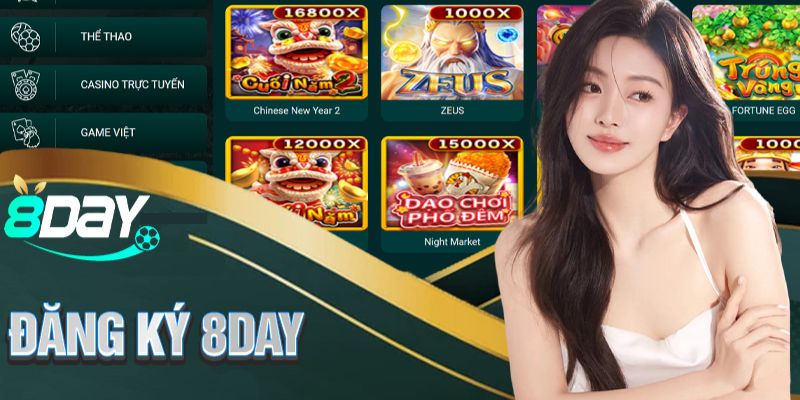 Cập nhật hướng dẫn đăng ký 8DAY chi tiết từ A đến Z